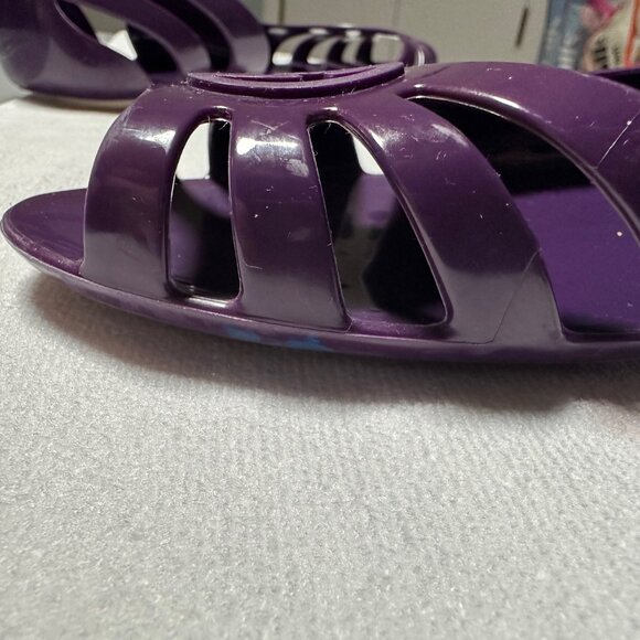 Gucci Purple Jelly Flats (approximately size 9) - Picture 4 of 14